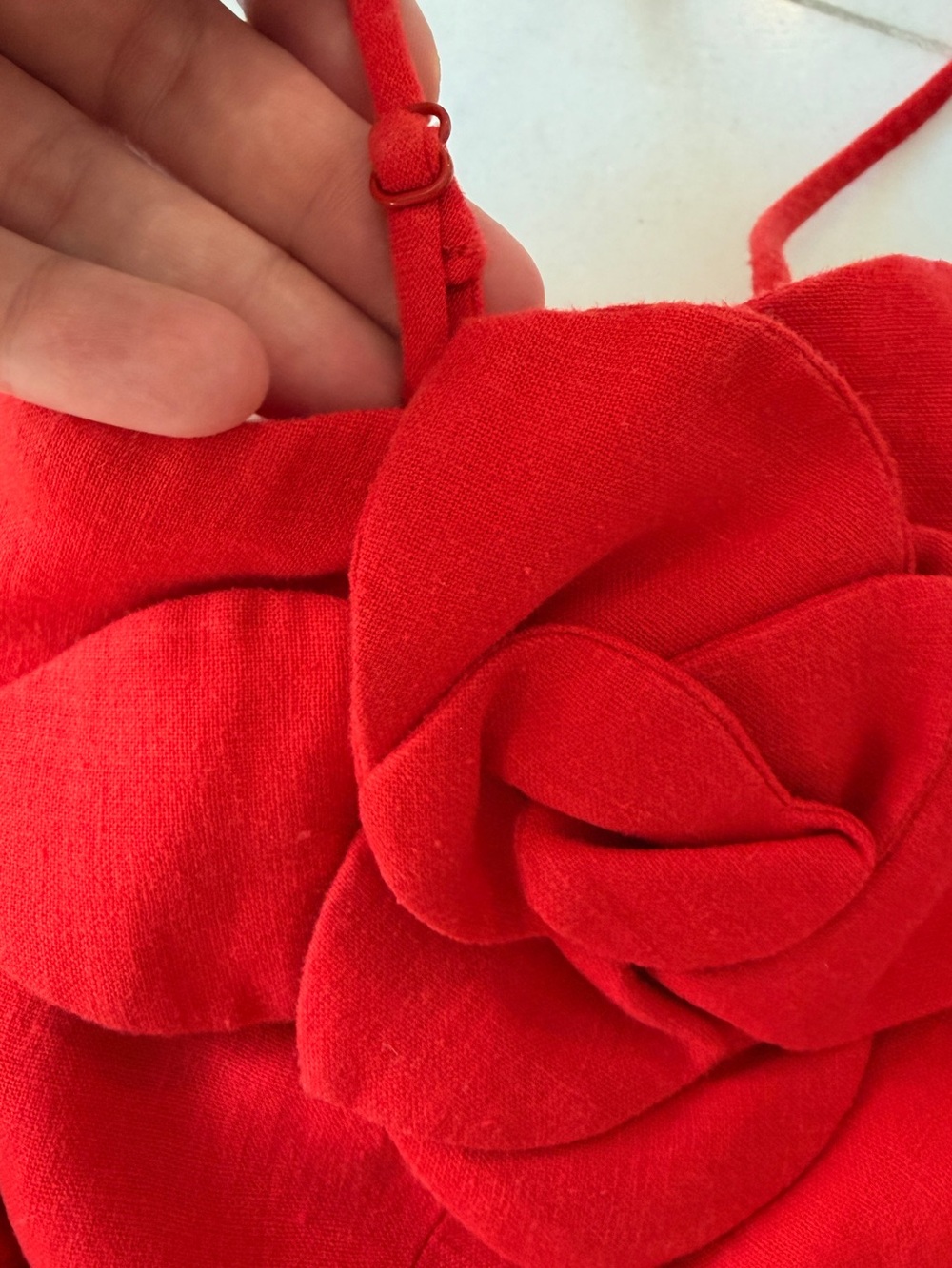Farm Rio Anthropologie Floral Appliqué Crop Top - Picture 11 of 16